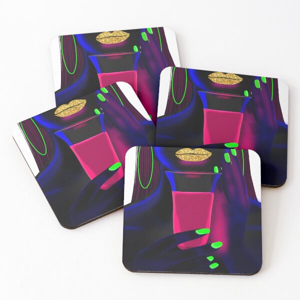 Item preview, Neon Black Woman Art designed and sold by dij-artshop.