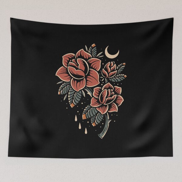 Item preview, Tattoo Inspired Roses designed and sold by helenafeyre.