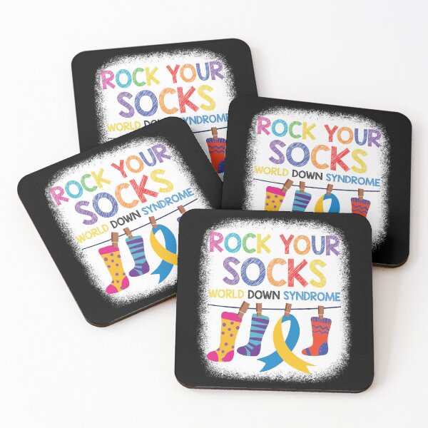 Item preview, Rock Your Socks World Down Syndrome Day T21 Ribbon down syndrome gift designed and sold by ecomdesign.