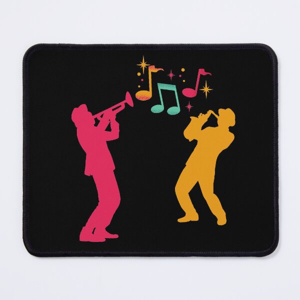 Item preview, Trumpet and Saxophone player image designed and sold by RogerWBDesigns.