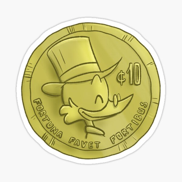Scrooge Mcducks First Dime Sticker