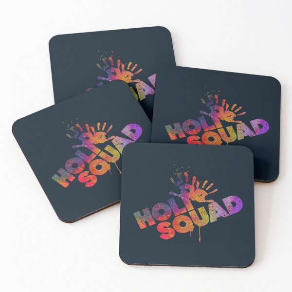 Item preview, Colorful Holi Colors HOLI SQUAD Funny Holi Quote Indian Holi Festival of Colors, Holi Celebration multi-color Happy Holi Souvenir designed and sold by zenturtlemerch.