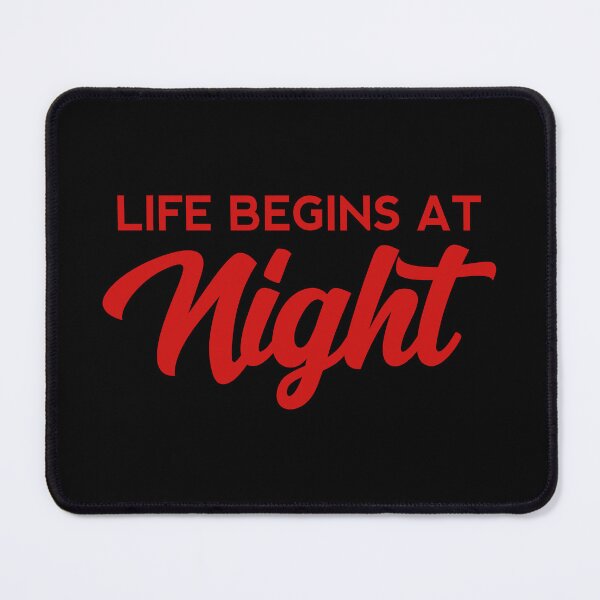 Item preview, Life begins at night  designed and sold by yoshra.