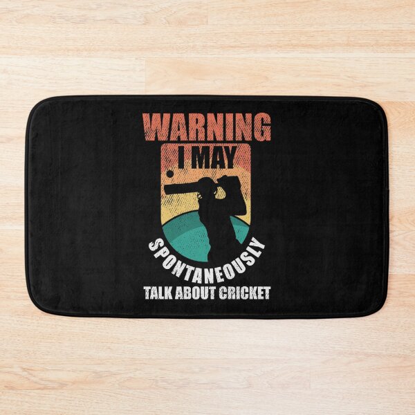 Item preview, Warning I May Spontaneously Talk About Cricket Cricketer Classic T-Shirt designed and sold by batesyadi3.