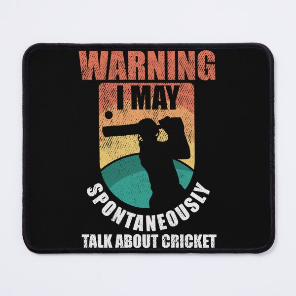 Item preview, Warning I May Spontaneously Talk About Cricket Cricketer Classic T-Shirt designed and sold by batesyadi3.