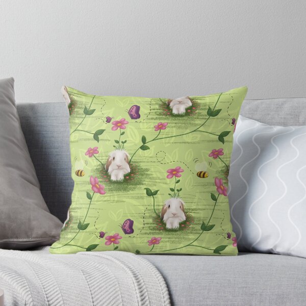 Item preview, Flowerhead Bunny Pattern designed and sold by Anonymous Badger.
