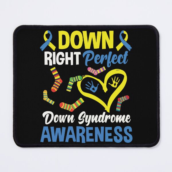 Item preview, Down Right Perfect World Down Syndrome Day T21 Ribbon down syndrome gift designed and sold by ecomdesign.
