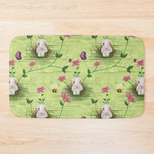 Item preview, Flowerhead Bunny Pattern designed and sold by Anonymous Badger.