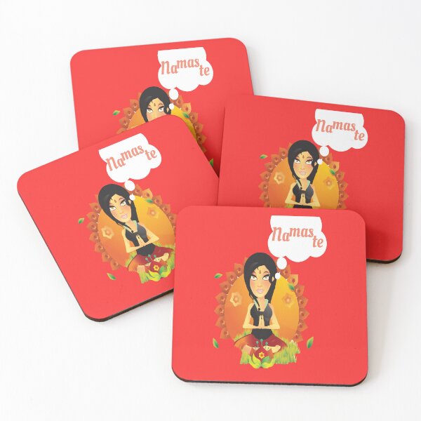 Item preview, Desi girl saying namaste designed and sold by atktdesigns.