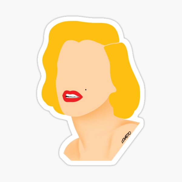 Marilyn Sticker