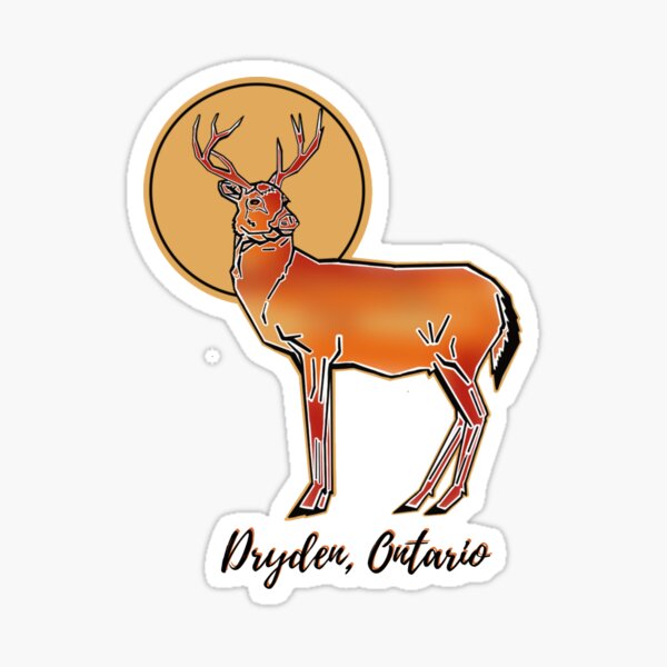 Dryden Ontario Buck Sticker