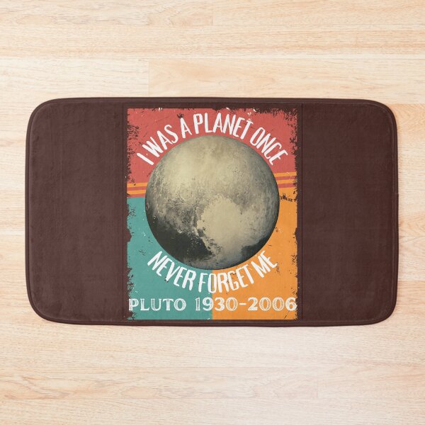Item preview, Never Forget Pluto Retro Style Funny Space Science designed and sold by MacAndMoose.