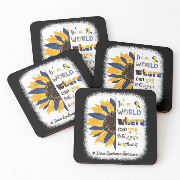 Item preview, In A World Where You Can Be Anything World Down Syndrome Day T21 Ribbon gift designed and sold by ecomdesign.