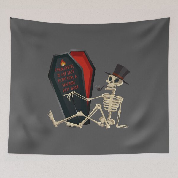 Item preview, Funny Dark Humour: Gentleman Skeleton designed and sold by PawsitiveMum.