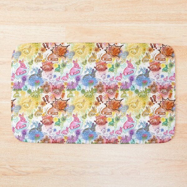 Item preview, Colorful Bunny Pattern (full version) designed and sold by Anonymous Badger.