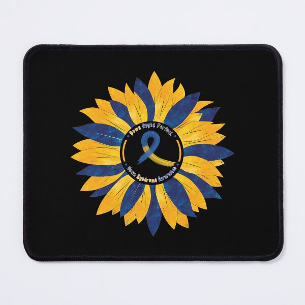 Item preview, down right perfect World Down Syndrome Day T21 Ribbon Sunflower gift designed and sold by ecomdesign.