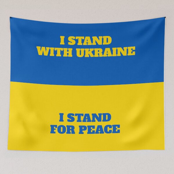 Item preview, Ukrainian Flag I stand with Ukraine I stand for peace designed and sold by Inspirationmotivation.