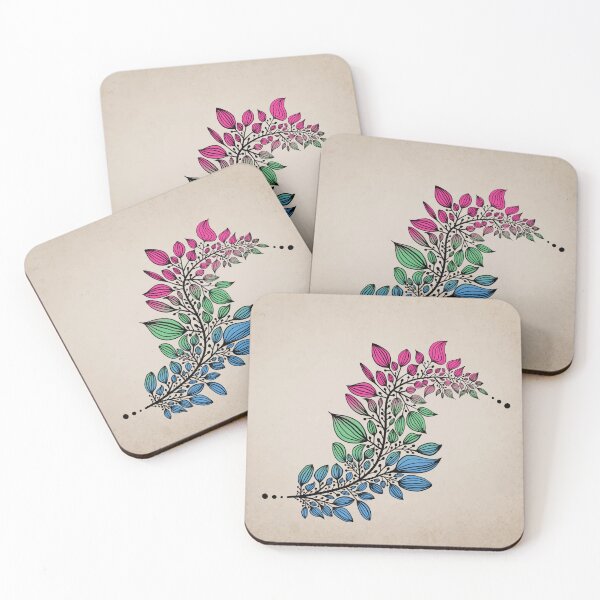 Item preview, Subtle Polysexual Colored Leaves designed and sold by Juno Juniper.