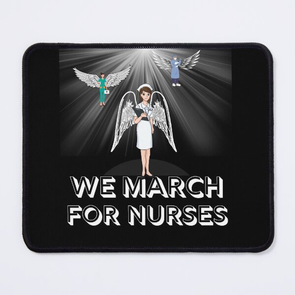 Item preview, We march for nurses designed and sold by JAdotdotDesigns.