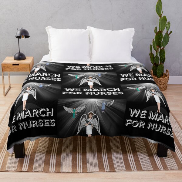 Item preview, We march for nurses designed and sold by JAdotdotDesigns.