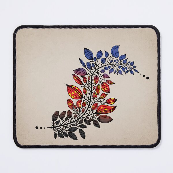 Item preview, Subtle Polyamory Colored Leaves designed and sold by Juno Juniper.