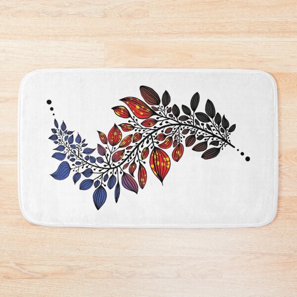 Item preview, Subtle Polyamory Colored Leaves designed and sold by Juno Juniper.