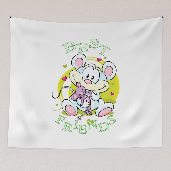 Item preview, Best Friends Pet Rat Cartoon designed and sold by aventi24.