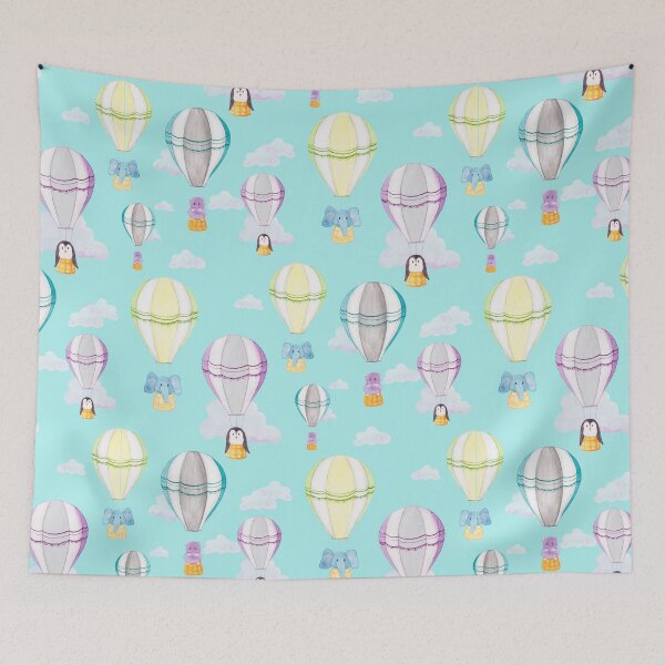 Item preview, Hot Air Balloon Pattern designed and sold by Gingerlique.