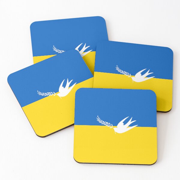 Item preview, Ukrainian Flag Peace Dove - Peace sign designed and sold by Inspirationmotivation.