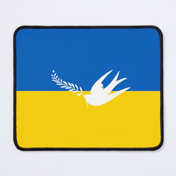 Item preview, Ukrainian Flag Peace Dove - Peace sign designed and sold by Inspirationmotivation.