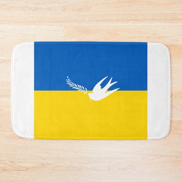 Item preview, Ukrainian Flag Peace Dove - Peace sign designed and sold by Inspirationmotivation.