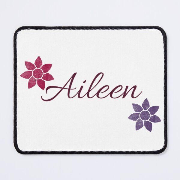 Item preview, Aileen Floral Name Calligraphy Design designed and sold by Cora Gregory.