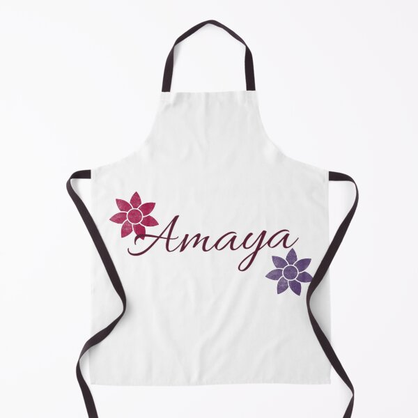 Item preview, Amaya Floral Name Calligraphy Design designed and sold by Cora Gregory.