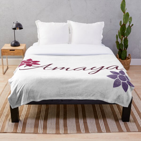Item preview, Amaya Floral Name Calligraphy Design designed and sold by Cora Gregory.