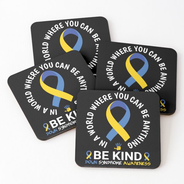 Item preview, Be Kind World Down Syndrome Month T21 Ribbon March 21 gift designed and sold by ecomdesign.