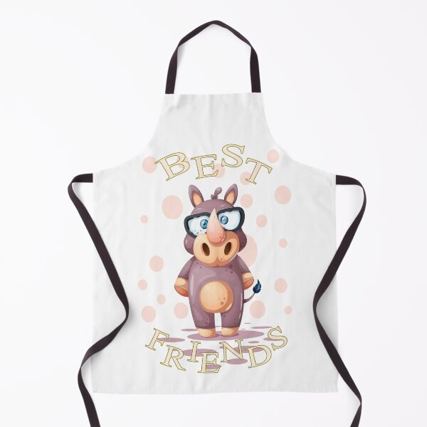 Item preview, Best Friends Rhino Cartoon designed and sold by aventi24.