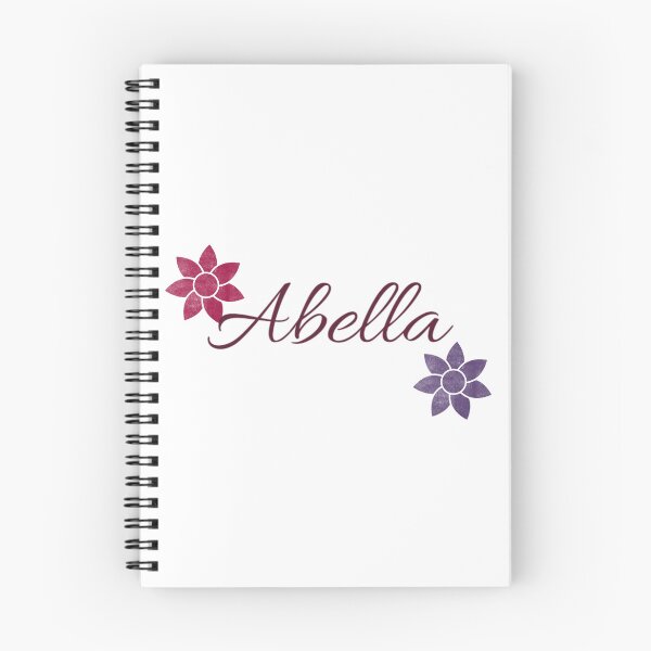 Item preview, Abella Floral Name Calligraphy Design designed and sold by Cora Gregory.