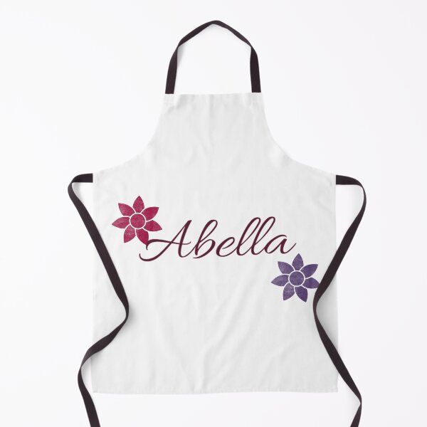 Item preview, Abella Floral Name Calligraphy Design designed and sold by Cora Gregory.