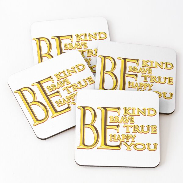 Item preview, be kind be brave be true be happy be you designed and sold by bahdsgraphic.