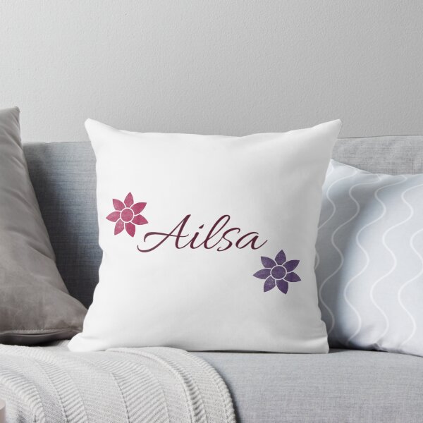 Item preview, Ailsa Floral Name Calligraphy Design designed and sold by Cora Gregory.