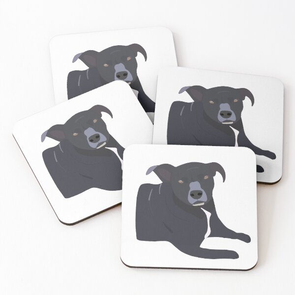 Item preview, Black Dog Portrait designed and sold by amyshira7.