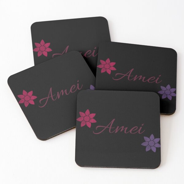Item preview, Amei Floral Name Calligraphy Design Black Version designed and sold by Cora Gregory.
