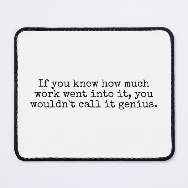Item preview, Michelangelo Quote designed and sold by The-Quote-House.