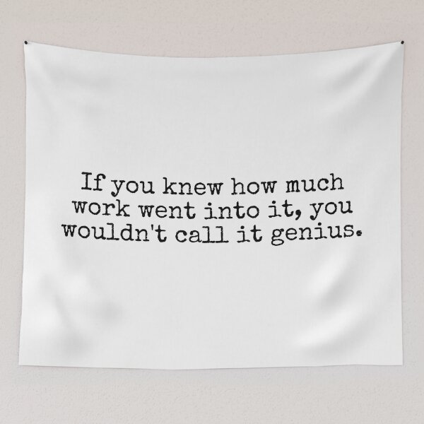 Item preview, Michelangelo Quote designed and sold by The-Quote-House.