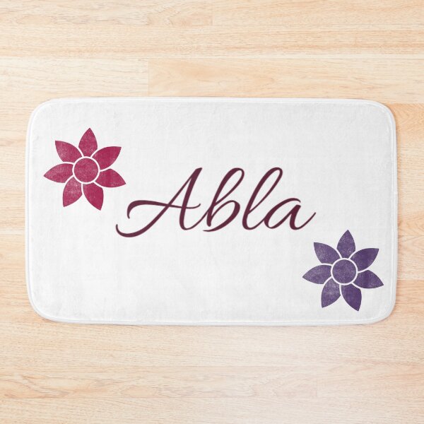Item preview, Abla Floral Name Calligraphy Design designed and sold by Cora Gregory.