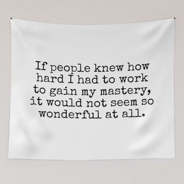 Item preview, Michelangelo Quote designed and sold by The-Quote-House.