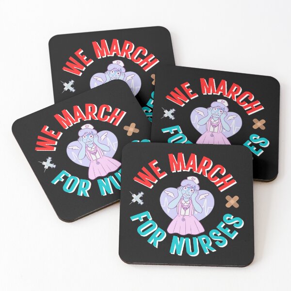 Item preview, We march for nurses designed and sold by JAdotdotDesigns.