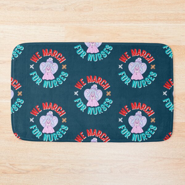 Item preview, We march for nurses designed and sold by JAdotdotDesigns.