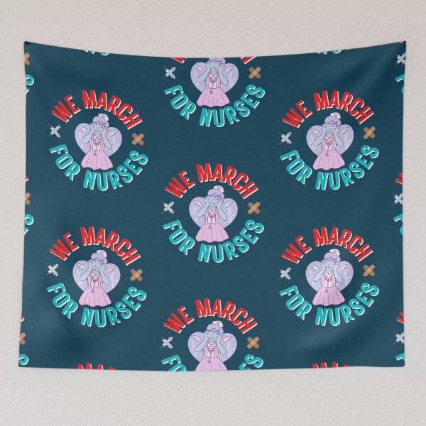 Item preview, We march for nurses designed and sold by JAdotdotDesigns.