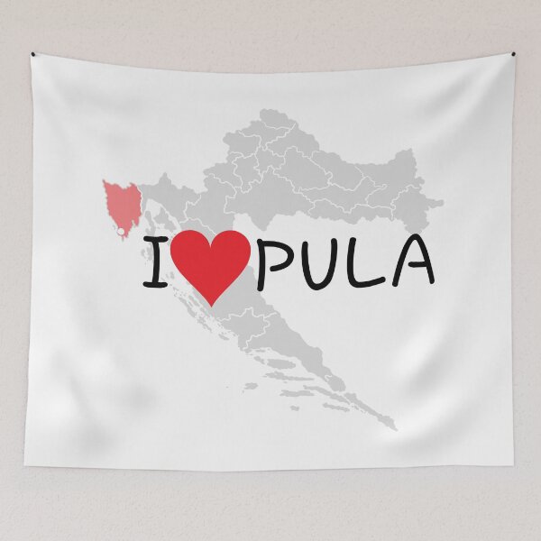 Item preview, "I Love Pula"  designed and sold by MC Art Studio.